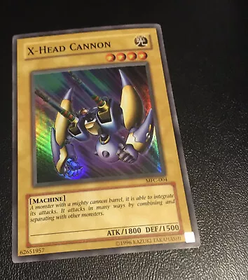 Yu-Gi-Oh X-Head Cannon #MFC-004 Super Rare Holo Bleed Magicians Force TCG CCG • $3.99