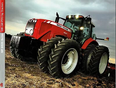 2004 Massey Ferguson Farm Tractor 8450 8460 8470 8480 Series Sales Brochure • $10.99