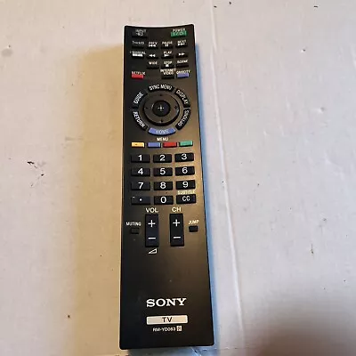 Remote Control Sony TV RM-YD063 KDL-32EX520 KDL-32EX521 KDL-32EX523 Tested OEM • $12.30