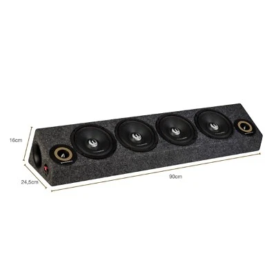 £149.99 • Buy PHOENIX GOLD PRO ZPROB654  6 Speaker Enclosure Bass Box For Car Boot | Max 1520w