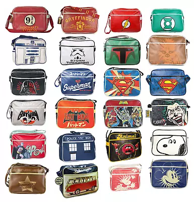 £22.95 • Buy Shoulder Messenger School Bag - Star Wars, Harry Potter, Batman, Superman, Retro