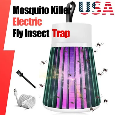 BUZZBGONE Mosquito Killer Lamp Portable LED Light Fly Bug Attractant Zapper Trap • $19.98