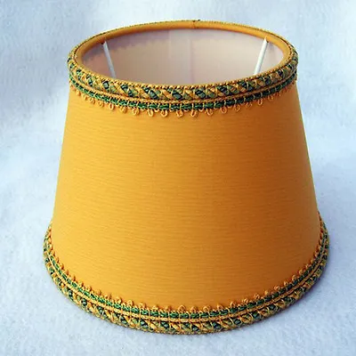 Lampshade Fabric Yellow 35 CM With Cord IN Lace For Lumi • £46.61
