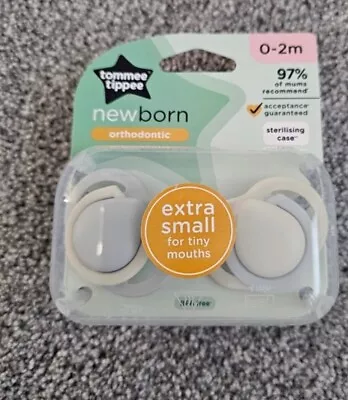 Tommee Tippee New Born 0-2m Extra Small Dummies • £12.99