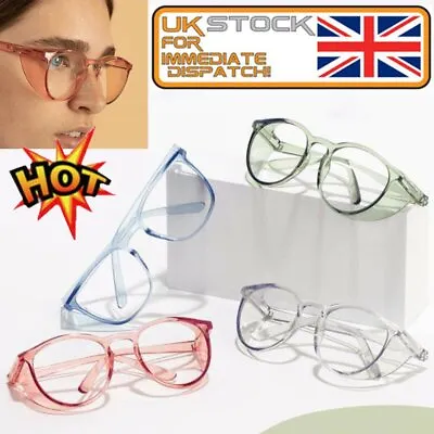 £5.63 • Buy Safety Goggle Glasses Clear UV Protection Anti-Scratch Anti Fog Safety Glasse Z#