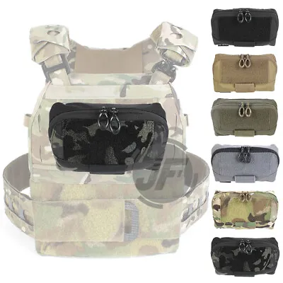 Tactical MOLLE Admin Pouch Map Holder Organizer Storage Pocket For Plate Carrier • $35.95