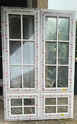 Upvc Window Casement White Georgian Bars Double Glazed • £90