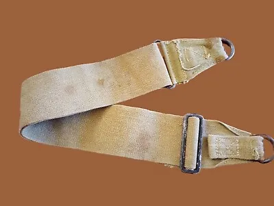 U.s Military Wwii M1936 Musette Utility Khaki Shoulder Carrying Strap  1942 • $17.95