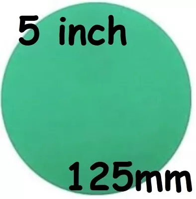 125mm Sanding Discs Wet And Dry  5 Inch Sandpaper Film Pads 400 - 3000 GRIT • £1.25