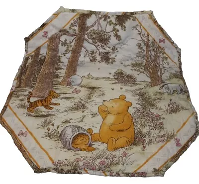 Vintage Classic Winnie The Pooh Nursery Fabric Wall Hanging Decor 25 In. • $29.99