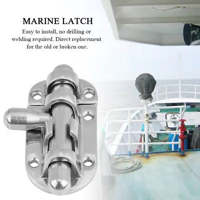 Stainless Steel Marine Boat Door Window Lock Latch Slide Barrel Bolt Clasp 60M⁺ • $11.99