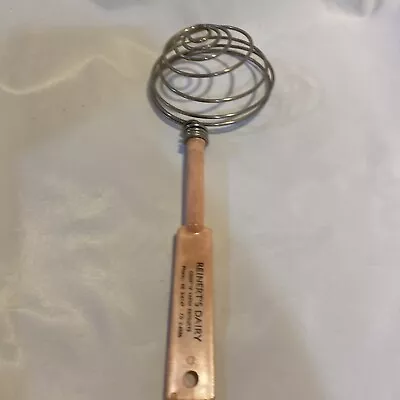 VTG Reinert's Dairy Ad Egg Separator / Strainer • $9.95