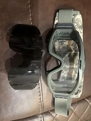 EES DIGITAL CAMOUFLAGE GOGGLES With Clear/dark Lens Military Camo • $65
