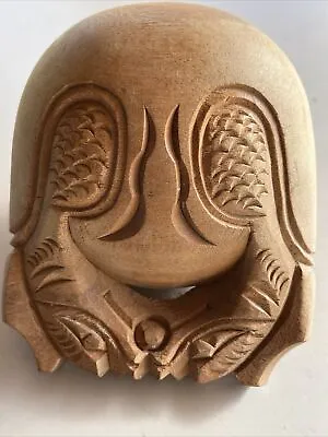 MOKUGYO Buddhist Japanese Musical Instrument Wooden Handbell MOKUGYO Small Size • $30