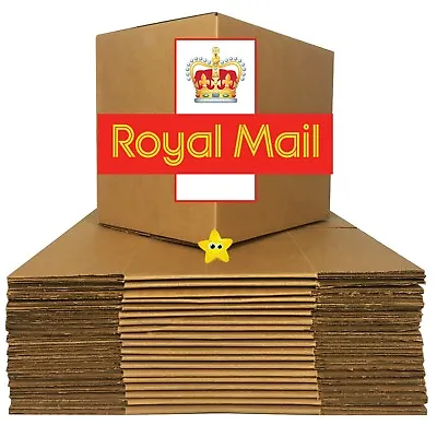 Selection Of Royal Mail Small Parcel Size Postal Cardboard Boxes *all Sizes* • £5.78