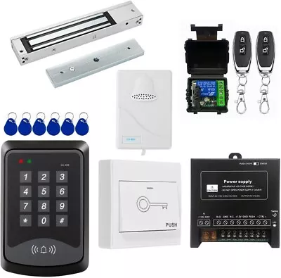 Door Access Control System RFID Keypad 600Lb Electric Magnetic Door Lock Kit Wit • $85.95