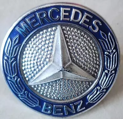 Vintage Mercedes Benz Metal Emblem Hood Grill Badge #123 • $49.95