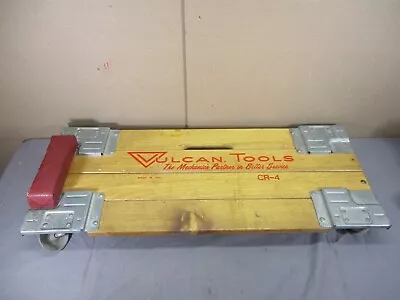 Vintage Vulcan Tools CR-4 Rolling Auto Mechanic Roller Creeper With Head Rest • $89.99