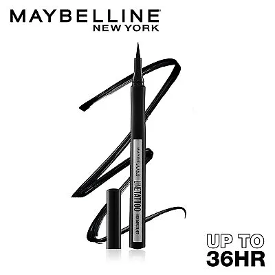 Maybelline New York Line Tattoo High Impact Liner Black Matte Finish 1g • $14.65