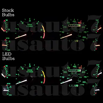 NEW Dash Cluster Gauge WHITE LED LIGHT BULB KIT Fits 79-93 Ford Mustang 3rd Gen  • $11.69