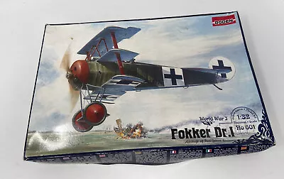 Roden 1/32 Fokker Dr I Red Baron WWI German Triplane Plastic Model Kit 601 • $44.99