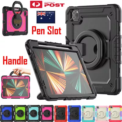 For Apple IPad Pro 12.9 Case Heavy Duty Shockproof Rotating Stand Cover W/ Strap • $12.39