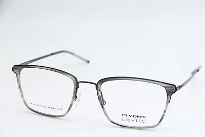 New Morel Lightec 30265l Ng21 Black Grey Authentic Eyeglasses 54-21 • $132.61