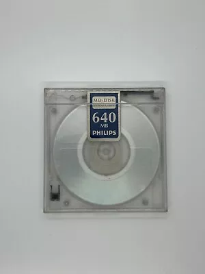 Philips Magneto Optical Disks 2 Pcs Rewratible 640 Mb Used • $14