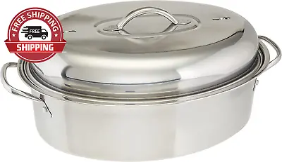 $57.95 • Buy Cook Pro All-In-1 Stainless High Dome Roaster And Fish Poacher, 23-Pound