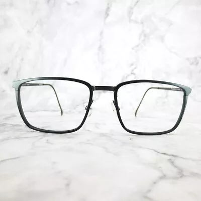 Morel Lightec 30069L GG12 Eyeglasses Square Black Full Rim Frames 55-19-150 • $44.99