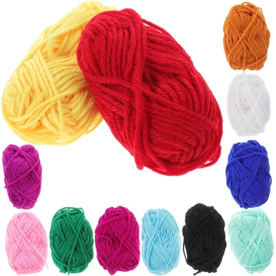 £9.59 • Buy 12pcs Diy Yarn Yarn For Crocheting Clearance Crochet Wool Yarn Weaving Yarn