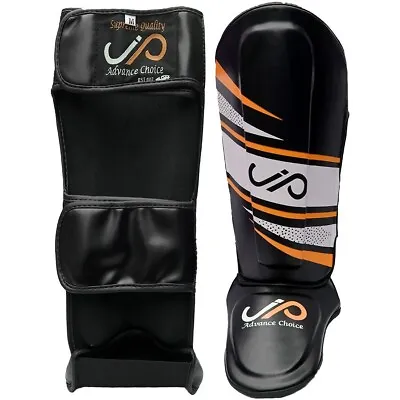 JP Shin Instep Pads MMA Leg Foot Guards Muay Thai Kick Boxing Guard Protector • $29.99