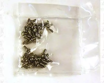 Miniature Hardware Parts Pack 50 Small Stainless Machine Screws 0-80 X 1/8 • $5.64