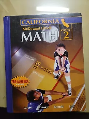 McDougal Littell Middle School Math: Student Edition Course 2 2008 • $10