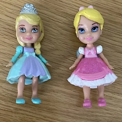 My First Disney Princess Figures X 2 : Movable Limbs. 9cm Tall • £6.90