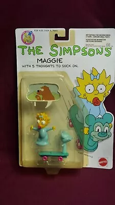 £29.99 • Buy Mattel 1990 The Simpsons Poseable Figures  Maggie  Still Sealed On Card