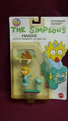 £29.99 • Buy Mattel 1990 The Simpsons Poseable Figures  Maggie  Still Sealed On Card