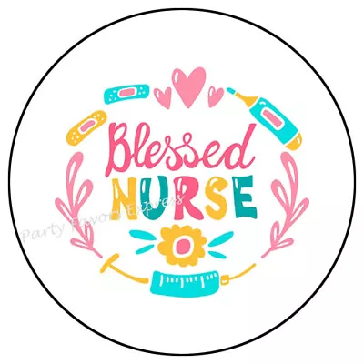 Blessed Nurse Envelope Seals Labels Stickers Party Favors • $2.49