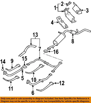 NISSAN OEM Exhaust-Front Pipe Gasket 2069157E01 • $12.35