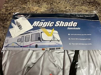 New 2 Panels RVs Class A Truck Semi Windshield Magic Sun Shade SunShade 42 X48  • $14.95