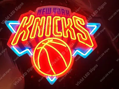 New York Knicks Basketball 24 X20  Vivid LED Neon Sign Light Lamp With Dimmer • $249.99