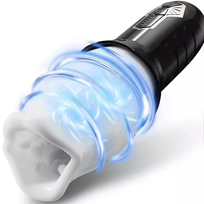 Masturbaters Automatic HandsFree Male Rotating Cup Thrusting Stroker Men Sex Toy • $19.94