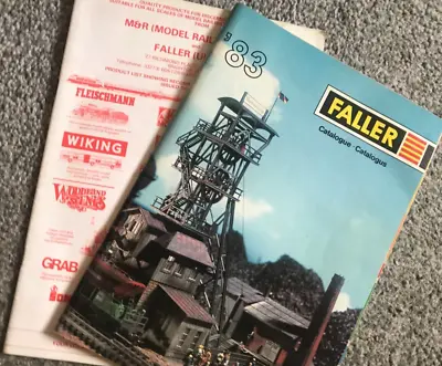 FALLER '83 CATALOGUE WITH M &R ( MODEL RAILWAYS ) LTD PRICE LIST 1st APRIL 1983 • £8.95