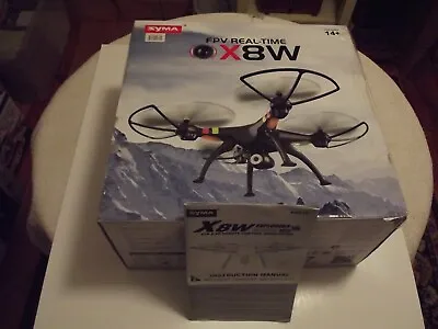 Syma X8W RTF Drone & Xtra Parts (new) • $129.95