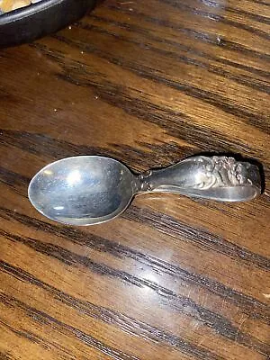 Nursery Rhyme By Reed And Barton Sterling Silver Baby Spoon Bent Handle W/Cat 3  • $75