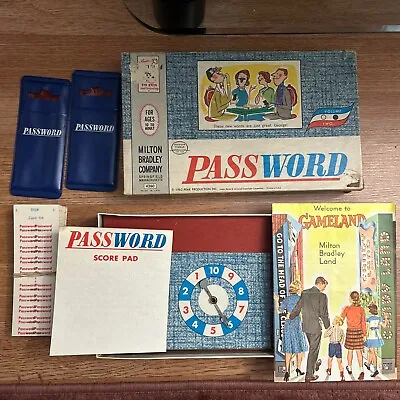 Vintage 1962 ~ PASSWORD Game Volume Two Edition Milton Bradley #4260 ~ Complete • $13