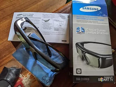 3D TV ACTIVE GLASSES Samsung Model SSG-3100GB - Box Open But Unused - NEW • $14.99