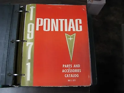 $90 • Buy 1970 Pontiac Parts & Accessories Catalog