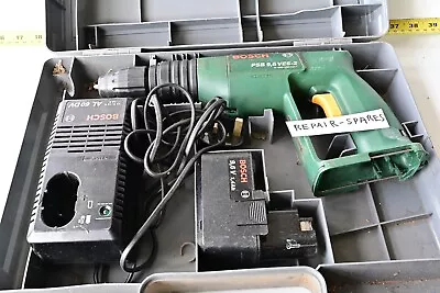 £10 • Buy BOSCH Cordless Hammer Drill PSB 9,6VES-2 Moulded Case SPARES / REPAIR