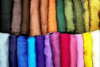 The Pashmina Ladies 100% Viscose Soft Scarf Shawl Wrap (Choice Of 23 Colors)  • $8.88